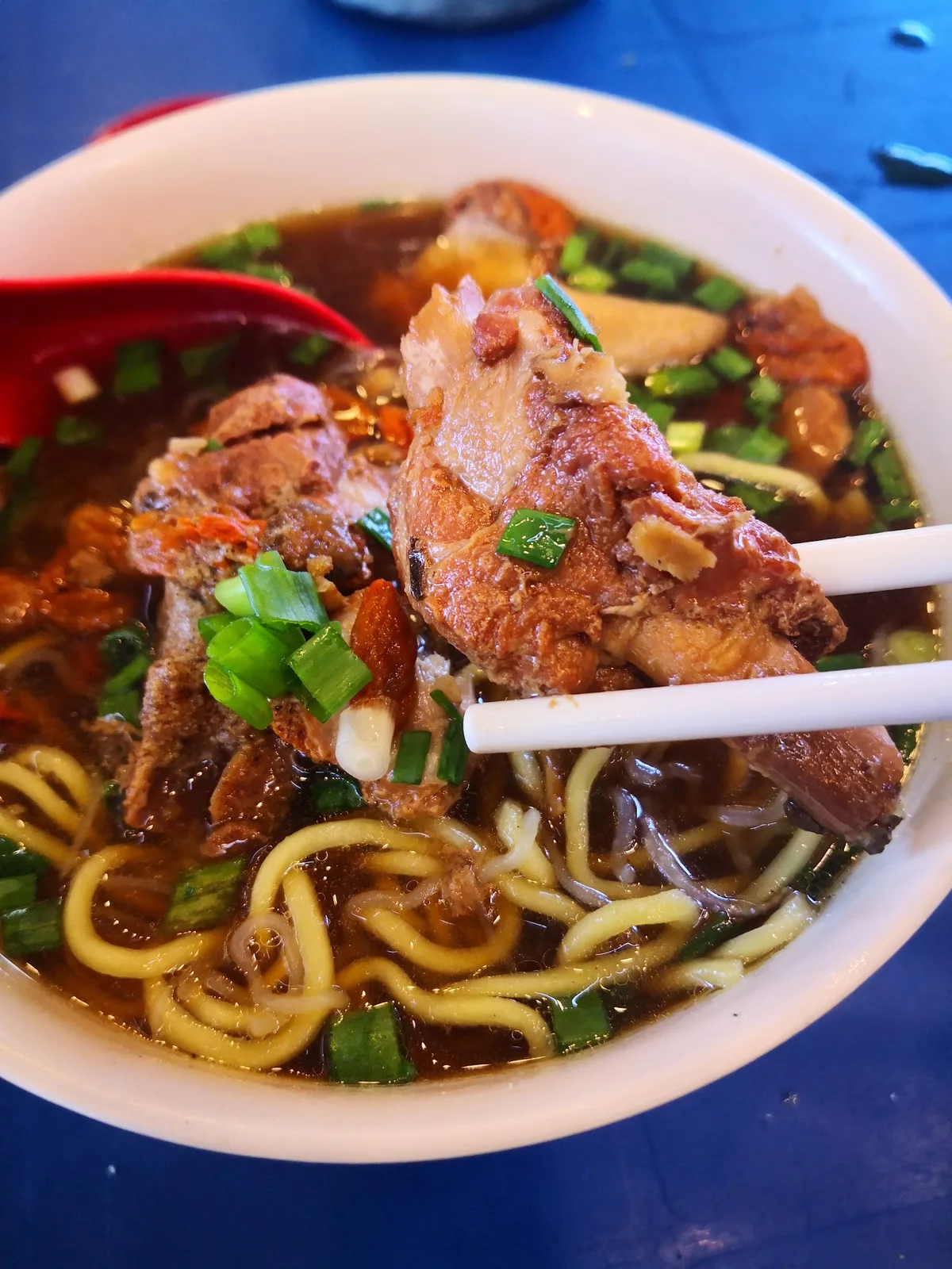 Ah Lean Duck Drumstick Noodles — signature dish
