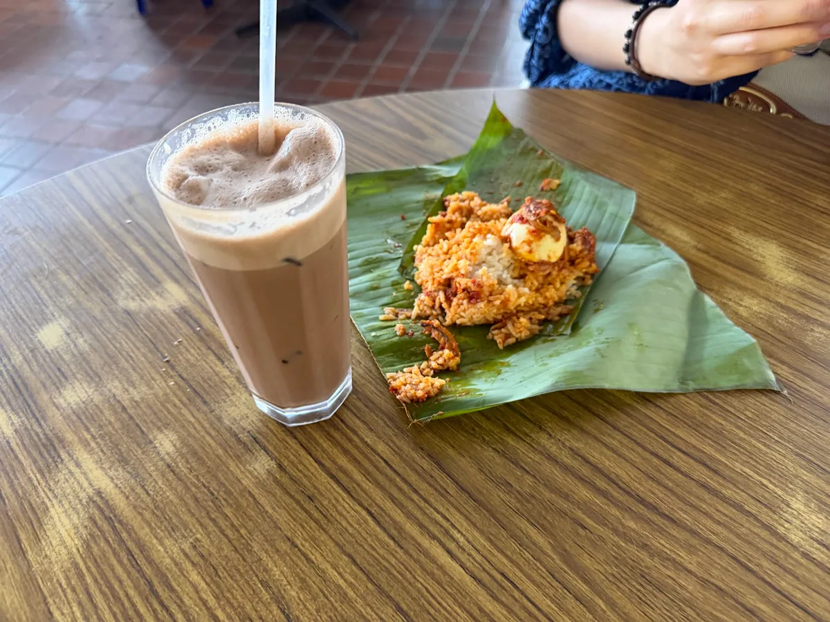 Ali Nasi Lemak Daun Pisang — signature dish