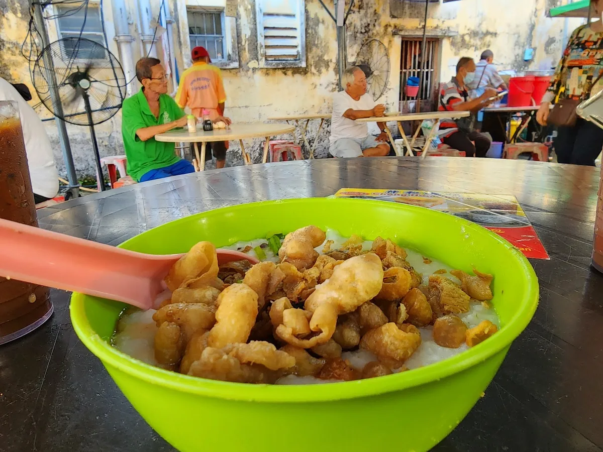 Chowrasta Market Kochabi Pork Intestine Porridge — signature dish