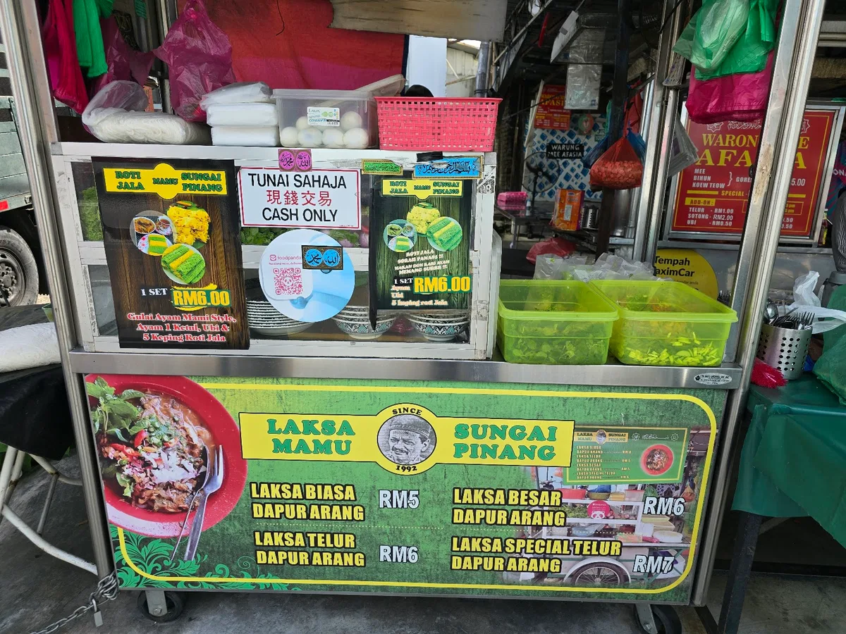 Gerai Laksa Mamu Sungai Pinang — storefront