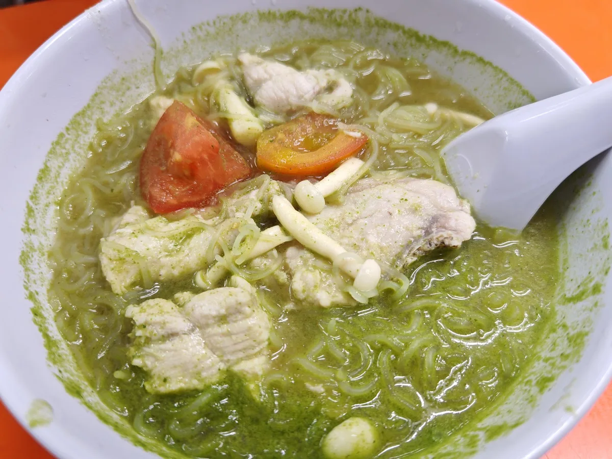 Ghee Lian Green Tomyam — signature dish