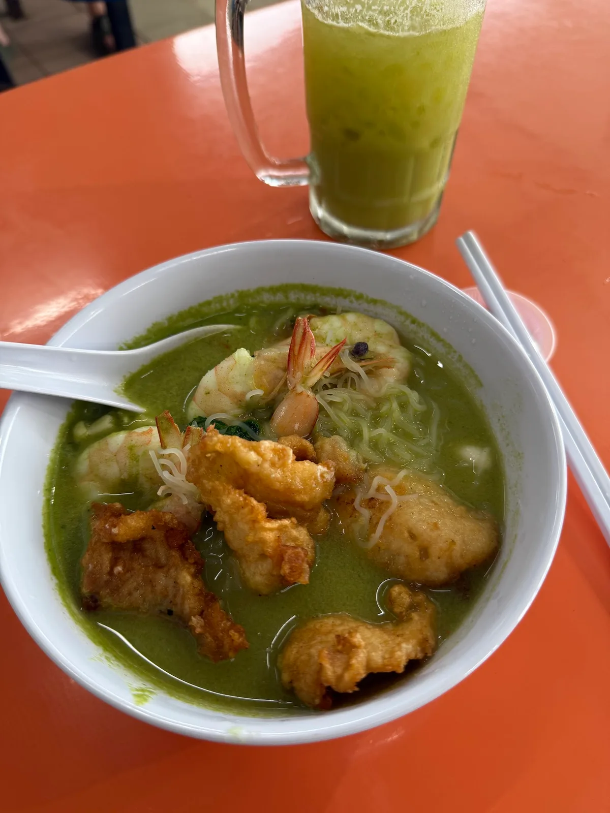 Ghee Lian Green Tomyam — signature dish