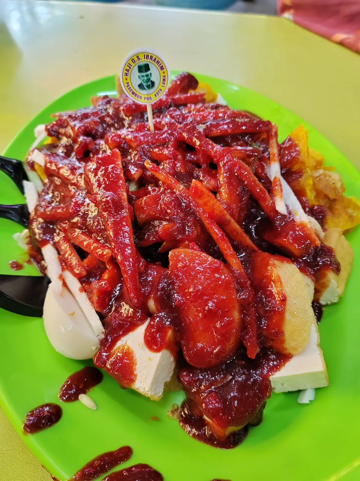 Haji O.S. Ibrahim Pasembur — signature dish