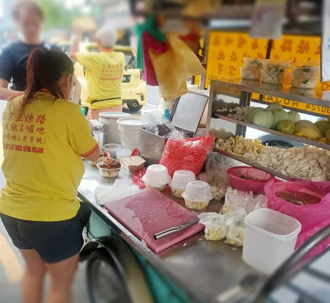 Hock Seng Rojak King — signature dish