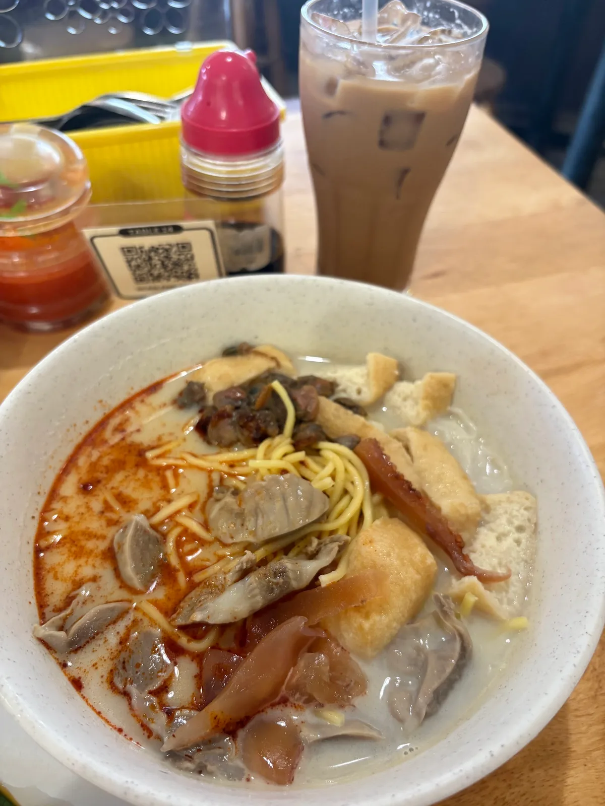 Hot Bowl White Curry Mee — signature dish