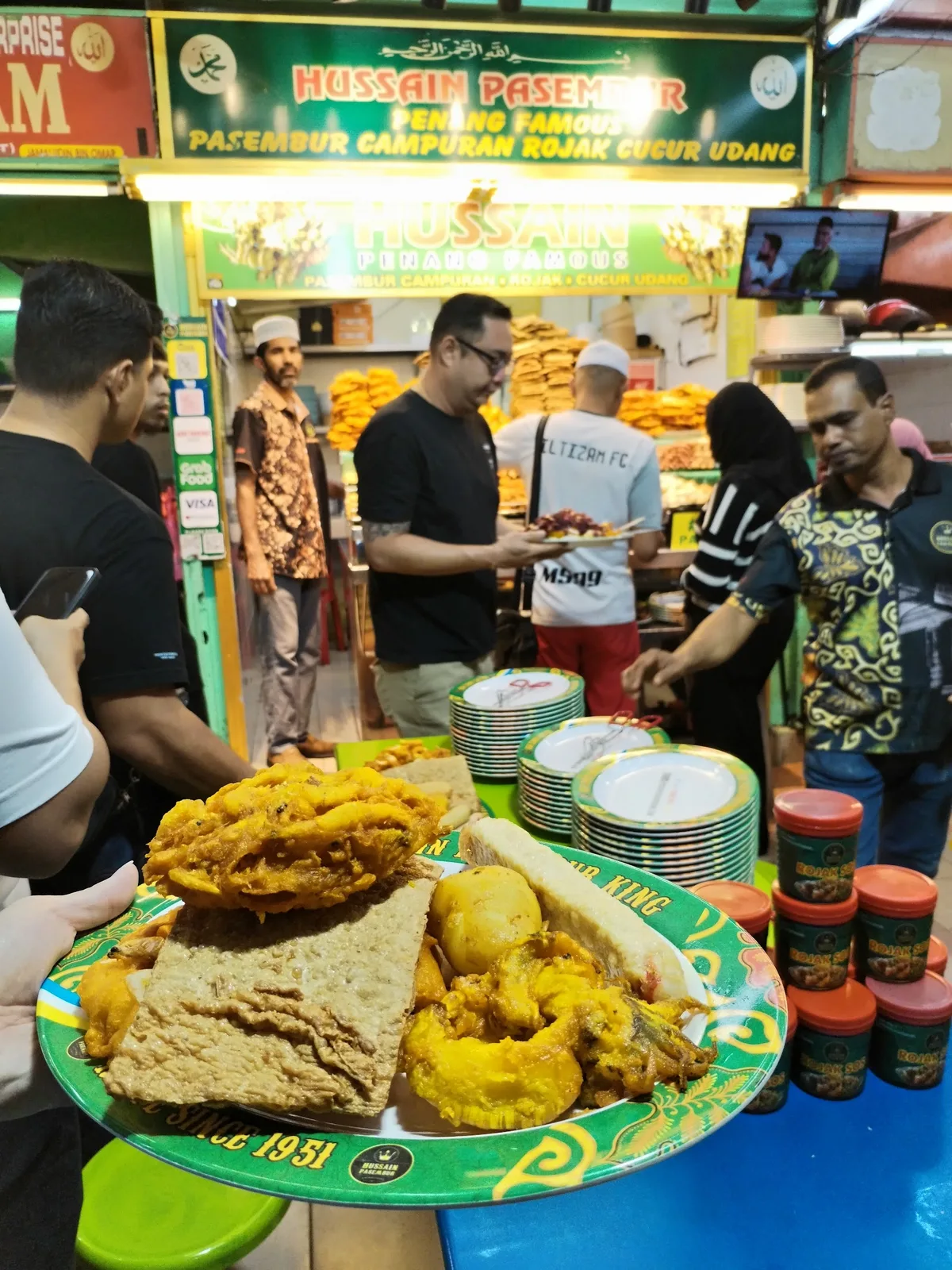 Hussain Pasembur King — signature dish