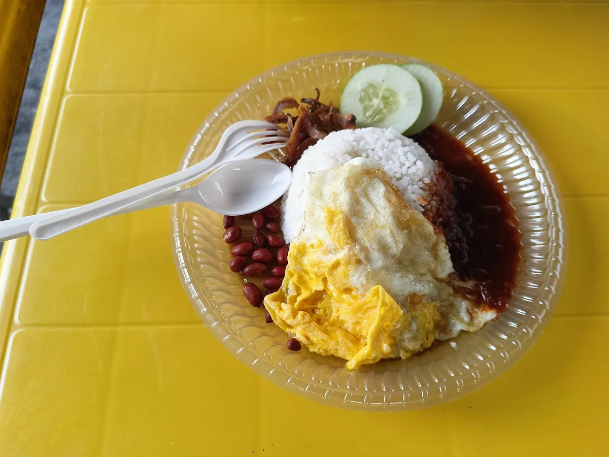 Nasi Lemak Cili Bilis — signature dish