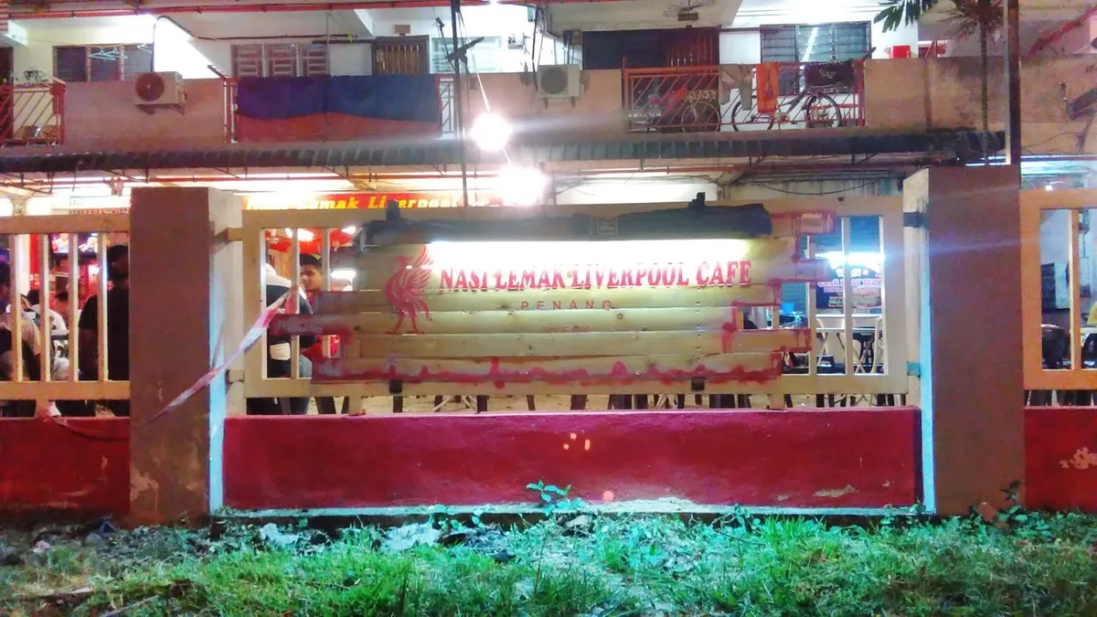 Nasi Lemak Liverpool — signage