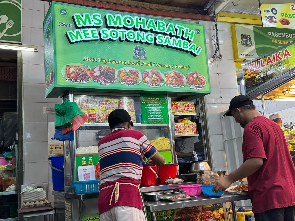 Padang Brown Kuih Stall — interior