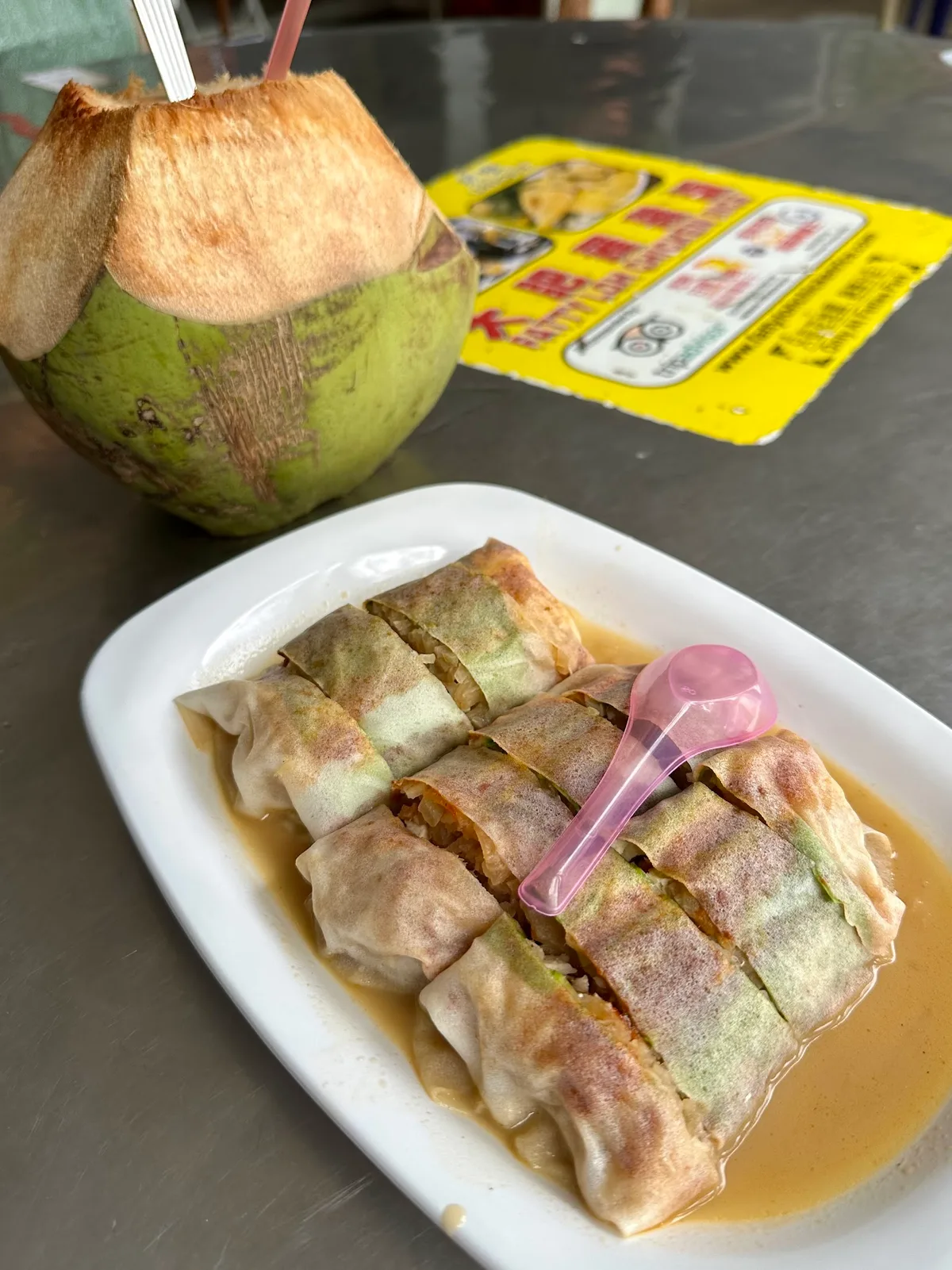 Padang Brown Seafood Popiah — signature dish