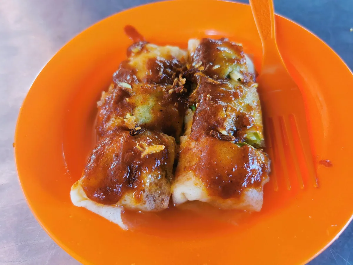 Padang Brown Seafood Popiah — signature dish