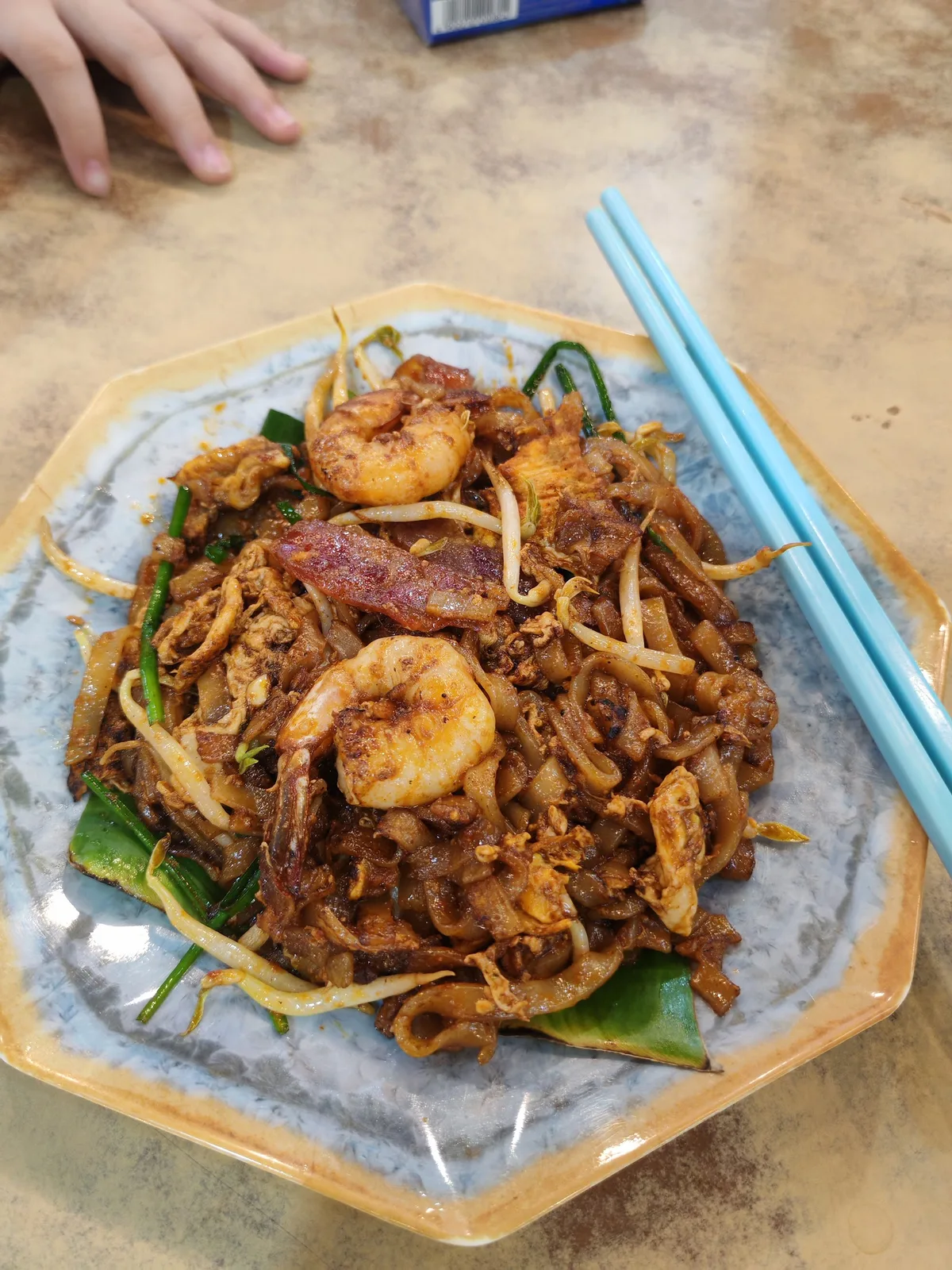 Raja Uda Food Court Oyster Omelette — dish