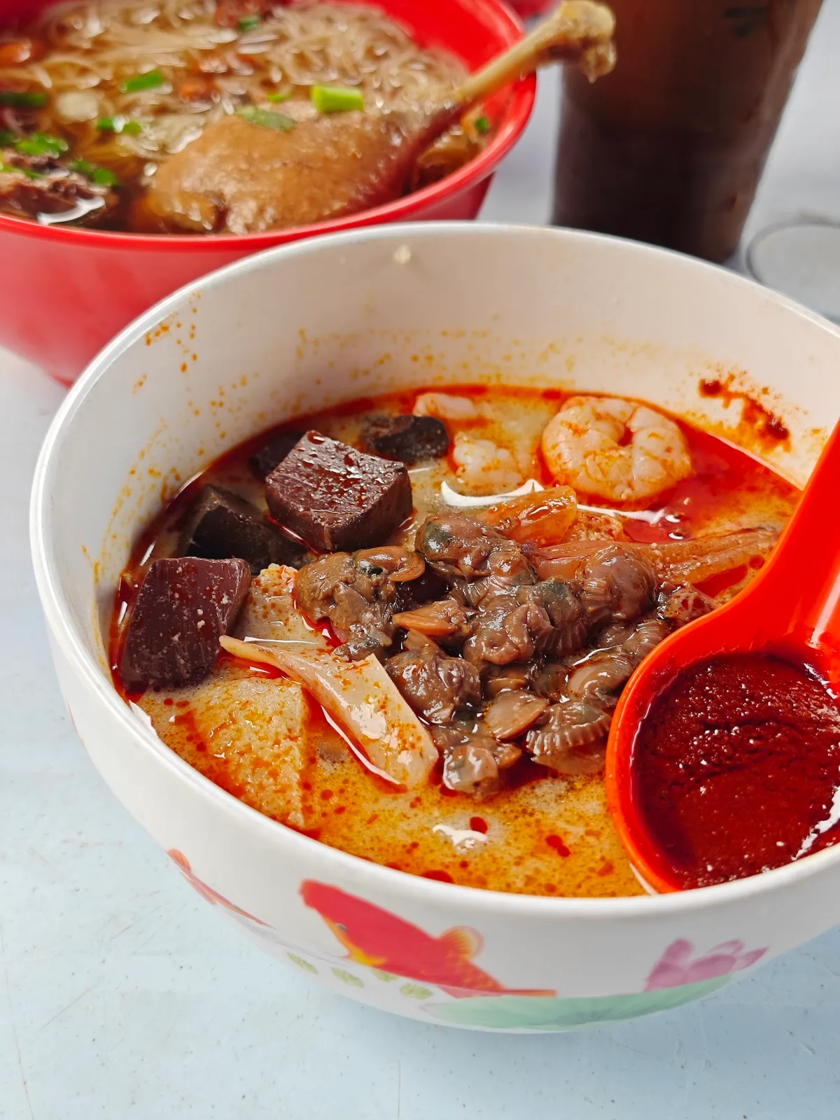 Sungai Pinang Duck Noodles @ Wawasan Cafe — signature dish