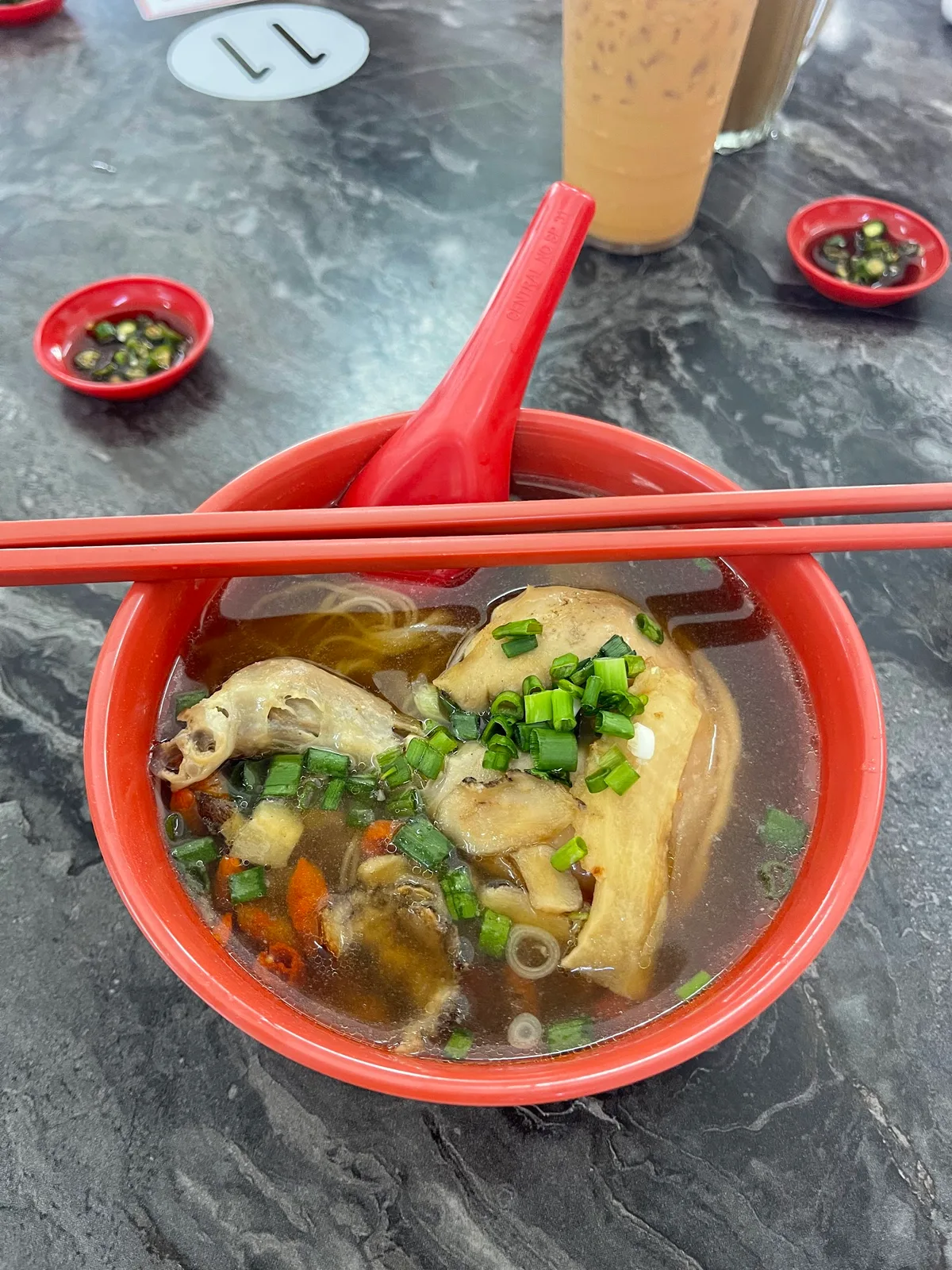 Sungai Pinang Duck Noodles @ Wawasan Cafe — signature dish